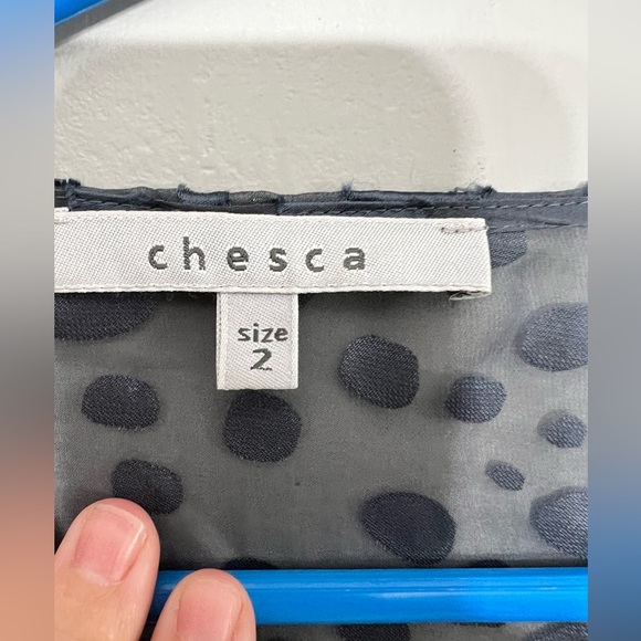 Chesca Women’s Cardigan & Blouse Set, Size 2XL & 18 - Picture 5 of 7